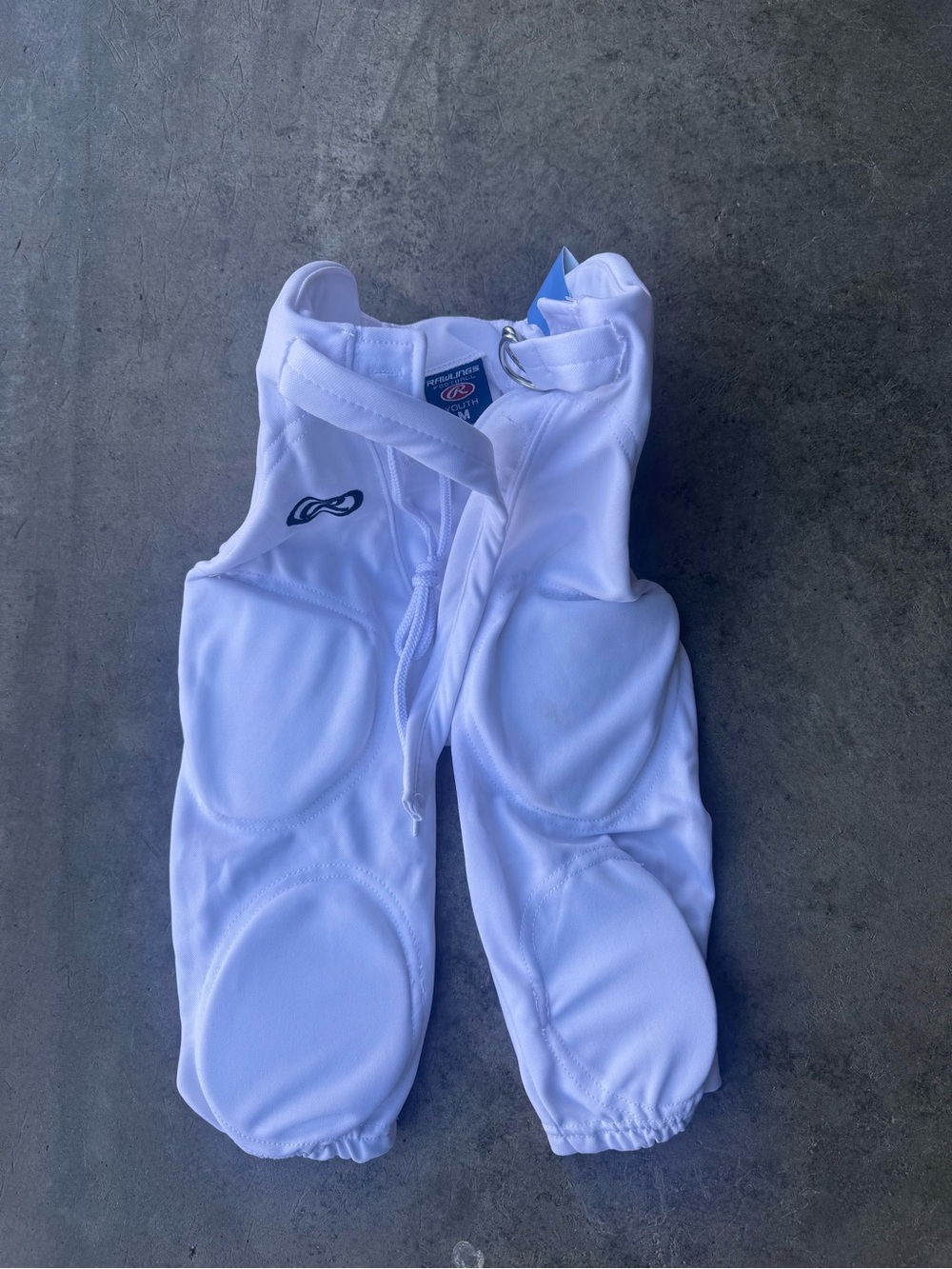 Rawlings White Kids Protective Football Pants